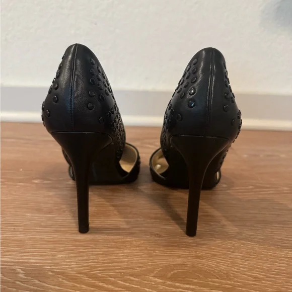 French Connection Black Studded Women's Heels - Picture 5 of 5